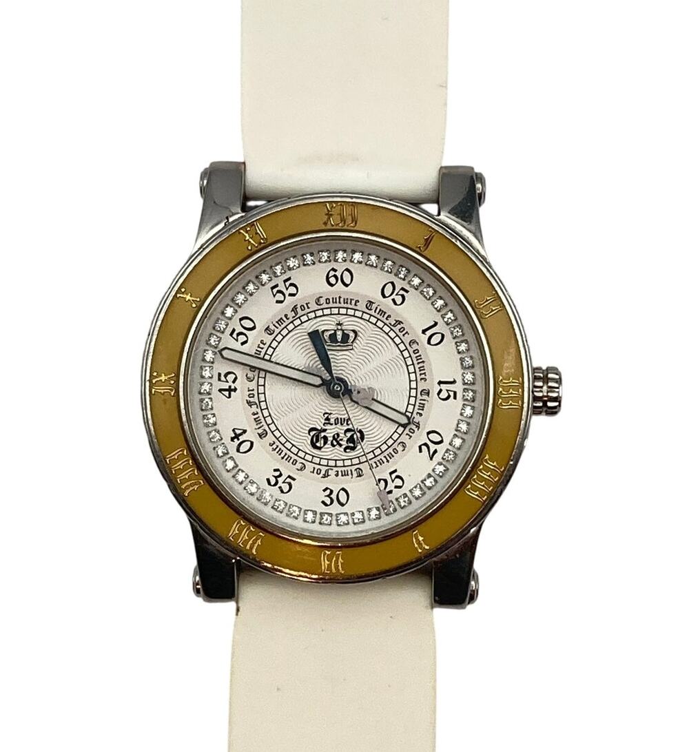Juicy Couture Women's Watch 38mm - New Battery All Stainless WR 3ATM Adjustable